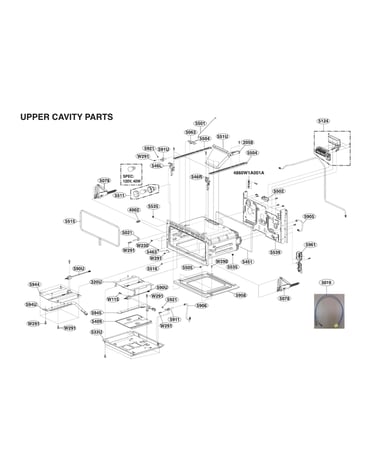 Upper cavity parts