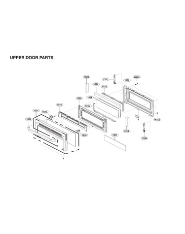 Upper door parts