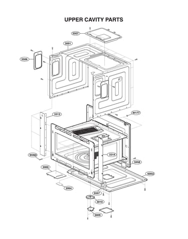 Upper cavity parts