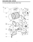 Drum & motor assy: electric type
