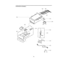 LG WM3080CW/00 dispenser assy diagram