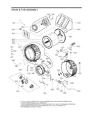 Drum/tub assy