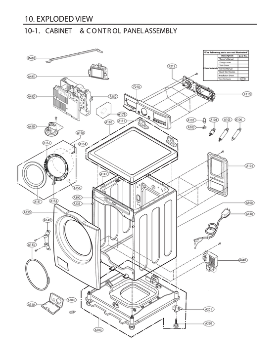 CABINET/CONTROL PANEL ASSY