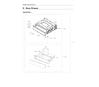 Samsung NE59R4321SS/AA-00 drawer assy diagram