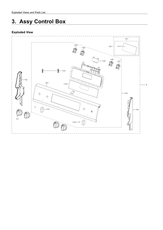 Control box assy