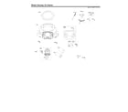 Briggs & Stratton 40N877-0016-G1 blower housing/air cleaner diagram