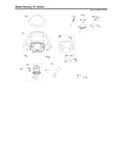 Blower housing/air cleaner