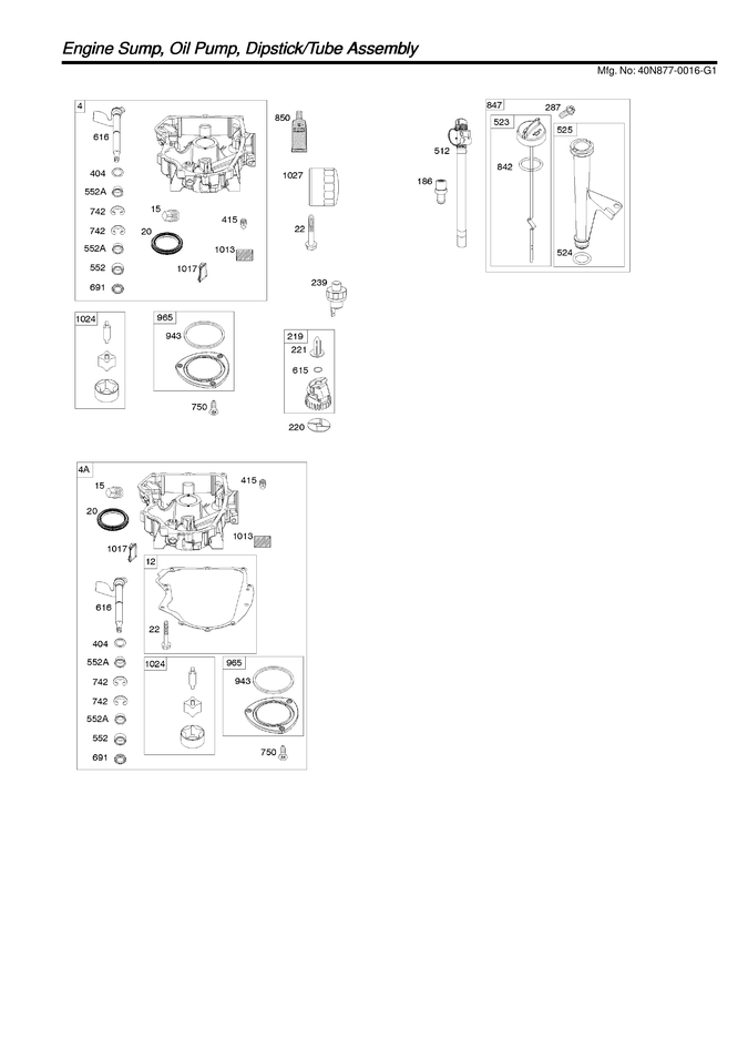 Engine sump/oil pump