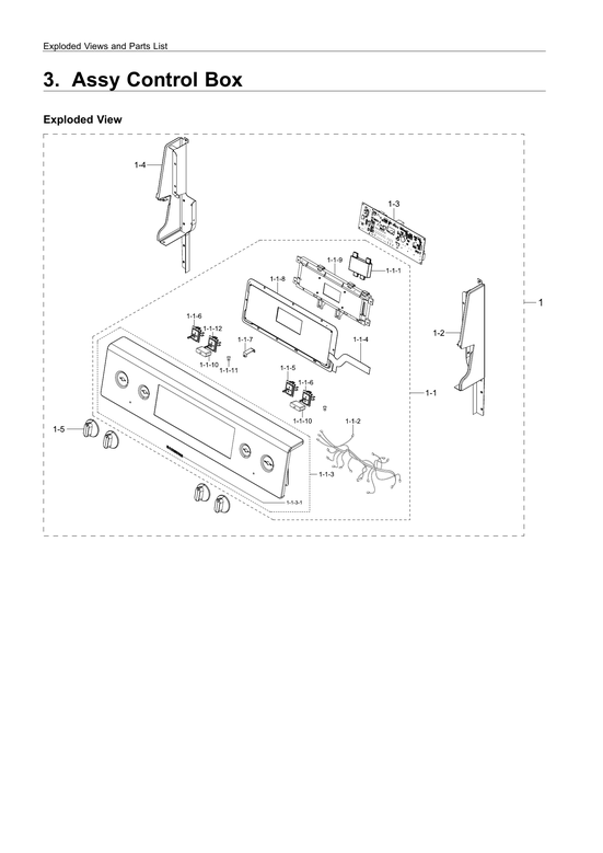 Control box assy