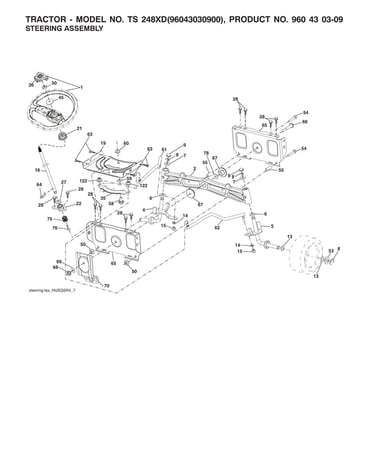 Steering assy