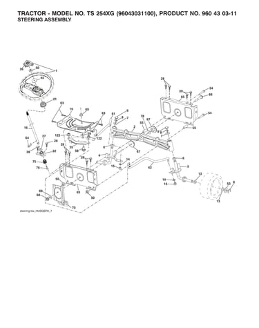 Steering assy