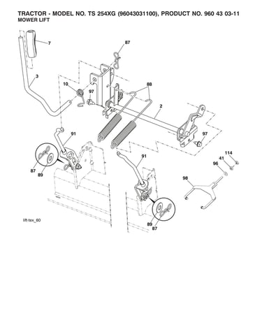Mower lift