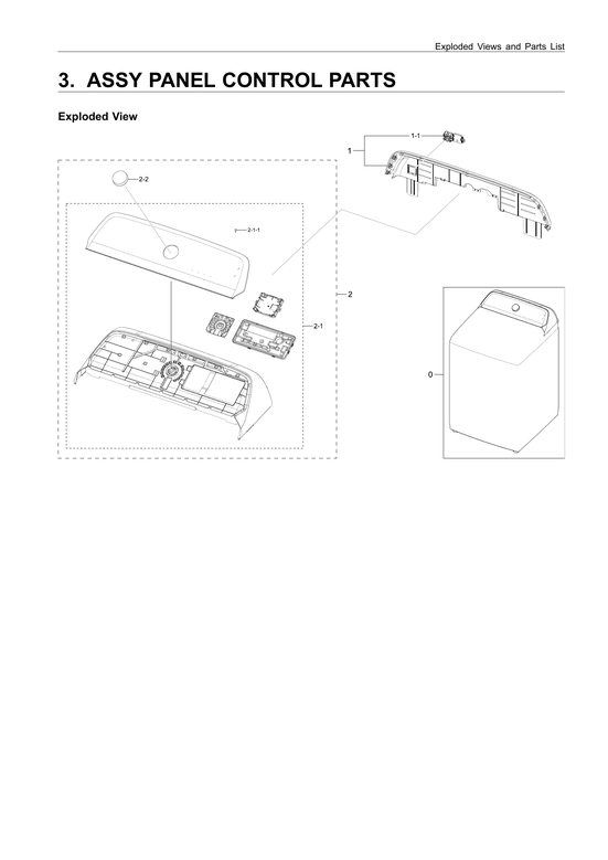CONTROL PANEL ASSY