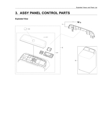 Control panel assy