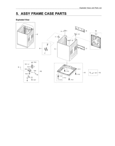 Frame case assy