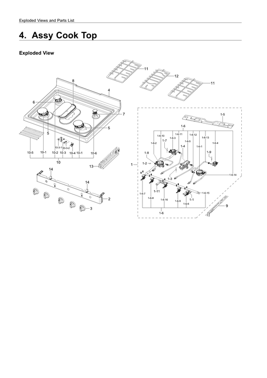 COOKTOP ASSY