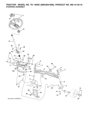 Steering assy