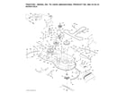 Husqvarna TS146XD-96043031600 mower deck diagram