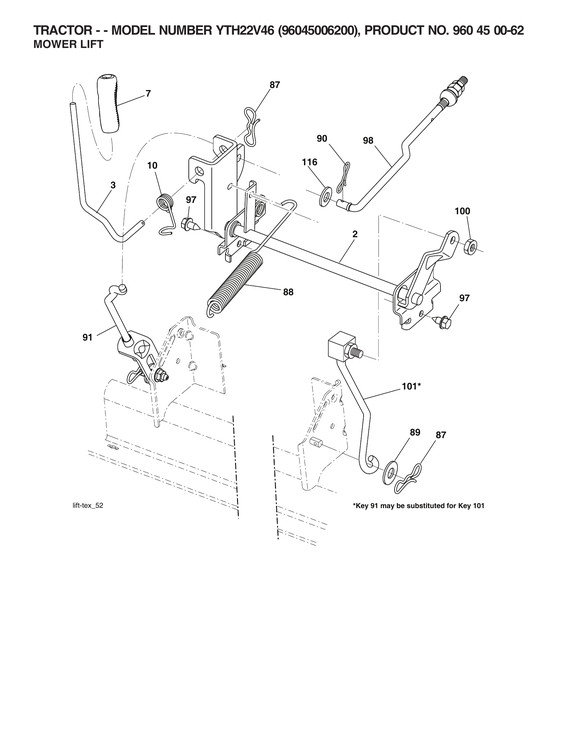 Mower lift