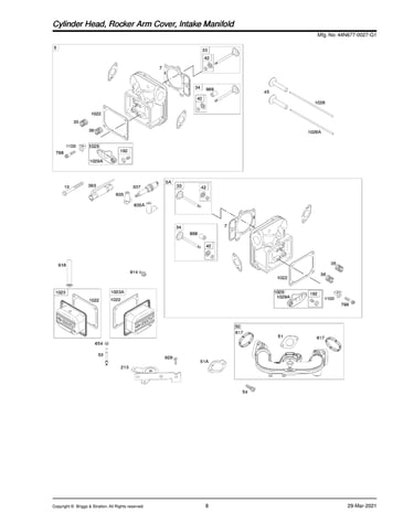 Cylinder head/intake manifold