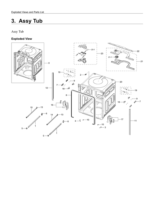 TUB ASSY