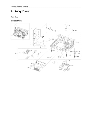 Base assy