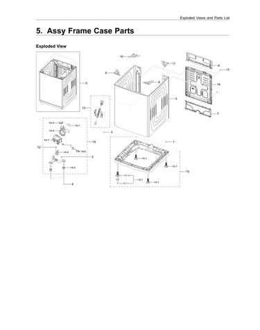 Frame case assy