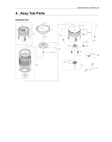 Tub assy