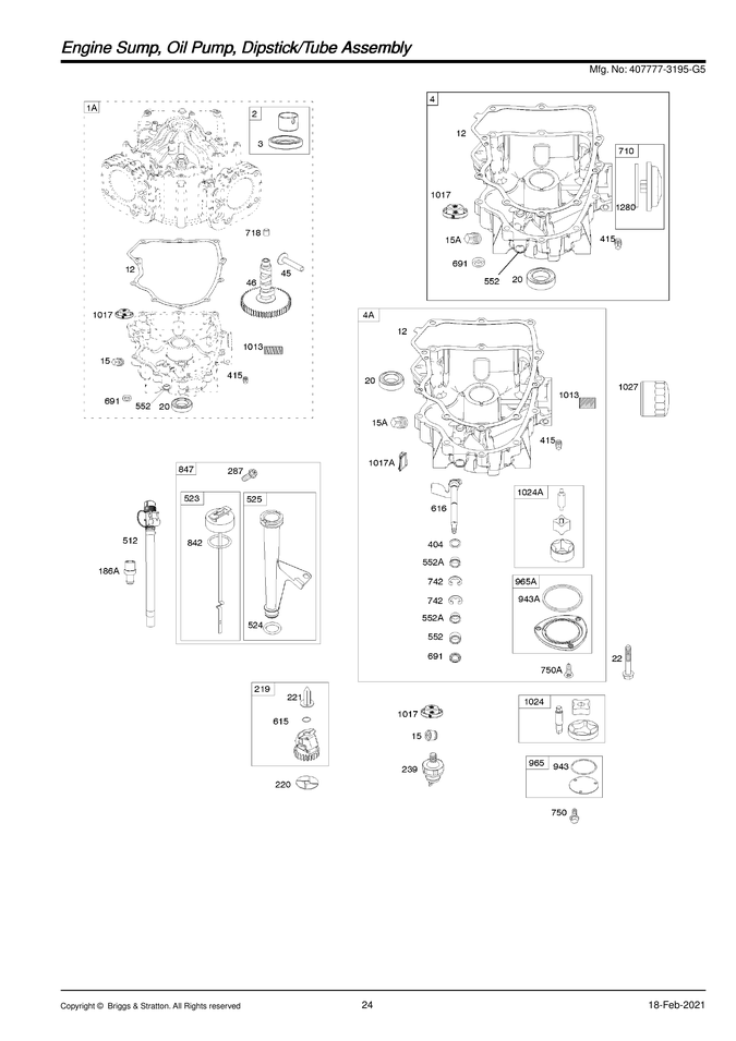 ENGINE SUMP/OIL PUMP