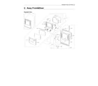 Samsung DV5451AEW/XAA-03 front & door assy diagram