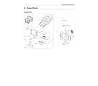 Samsung DV5451AEW/XAA-03 drum assy diagram