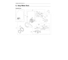 Samsung DV5451AEW/XAA-03 motor duct assy diagram