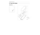 Samsung DV5451AEW/XAA-03 heater duct assy diagram