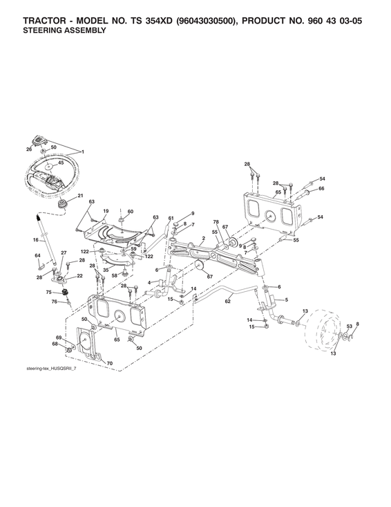Steering assy