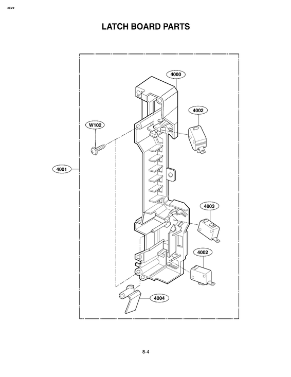 LATCH BOARD PARTS