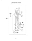Latch board parts