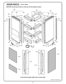 Refrigerator door parts