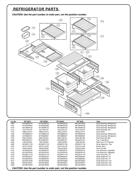Refrigerator parts
