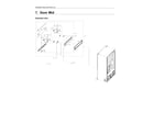 Samsung RF22R7351SR/AA-00 mid door parts diagram