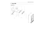 Samsung RF24R7201DT/AA-00 mid door parts diagram