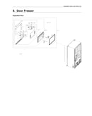 Freezer door parts