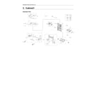 Samsung RF24R7201SG/AA-00 cabinet 1 parts diagram