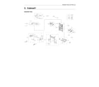 Samsung RF24R7201SR/AA-00 cabinet 1 parts diagram