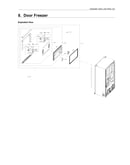 Freezer door parts