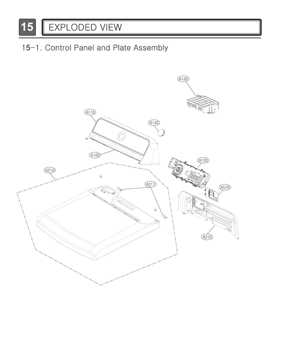 Control panel/plate assy