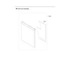 LG LDFN4542B/00 front cover assy diagram