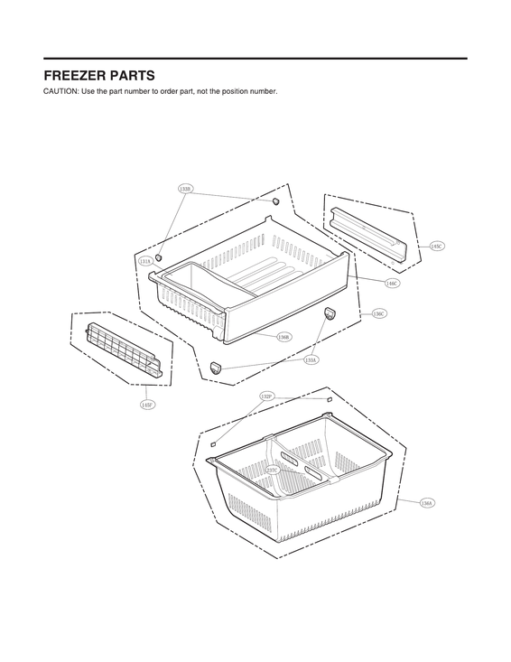 Freezer parts