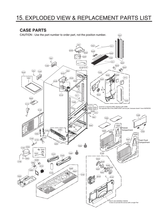 Case parts