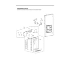 LG LMXC23796M/00 dispenser parts diagram