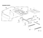 LG LRE3060ST/00 drawer parts diagram